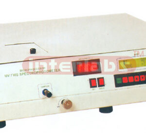 UV VIS SPECTROPHOTOMETER, MICROPROCESSOR BASED