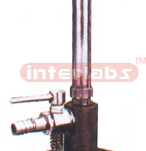 BURNER, BUNSEN with heavier, sturdy sheet metal base