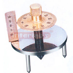 SPHEROMETER, BRASS DISC