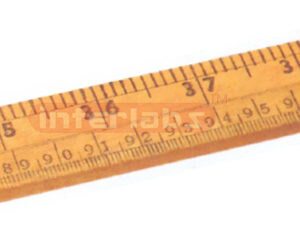 METER RULE, WOODEN