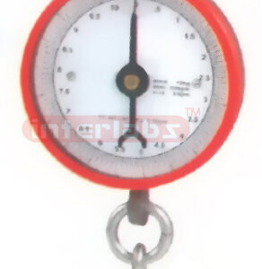 BALANCES, SPRING, ROUND Economical. All metal body, with sheet metal dial and pointer