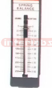 BALANCES, SPRING, PLASTIC, FLAT TYPE 50g capacity 0.5g graduation
