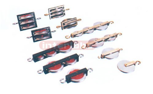 PULLEYS METAL Single with 1 hook 50mm