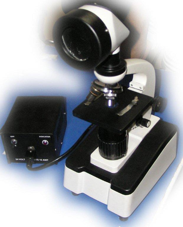 Projection microscope Wall projection