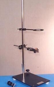 Retort burette & funnel stand complete 2kg heavy base