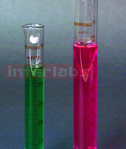 Cylinders, All Glass with Hex Base