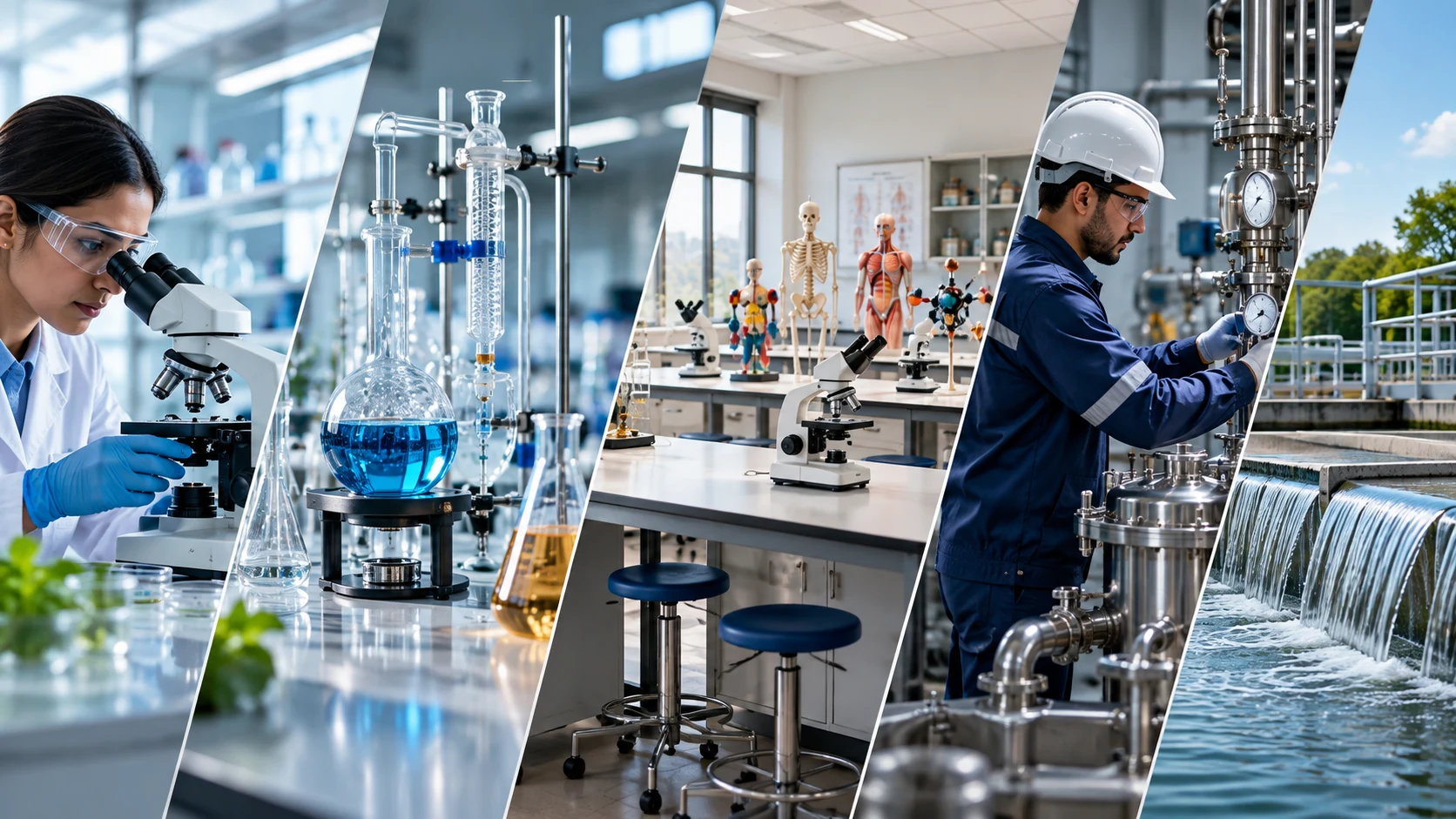 Laboratory, educational, engineering and industrial applications