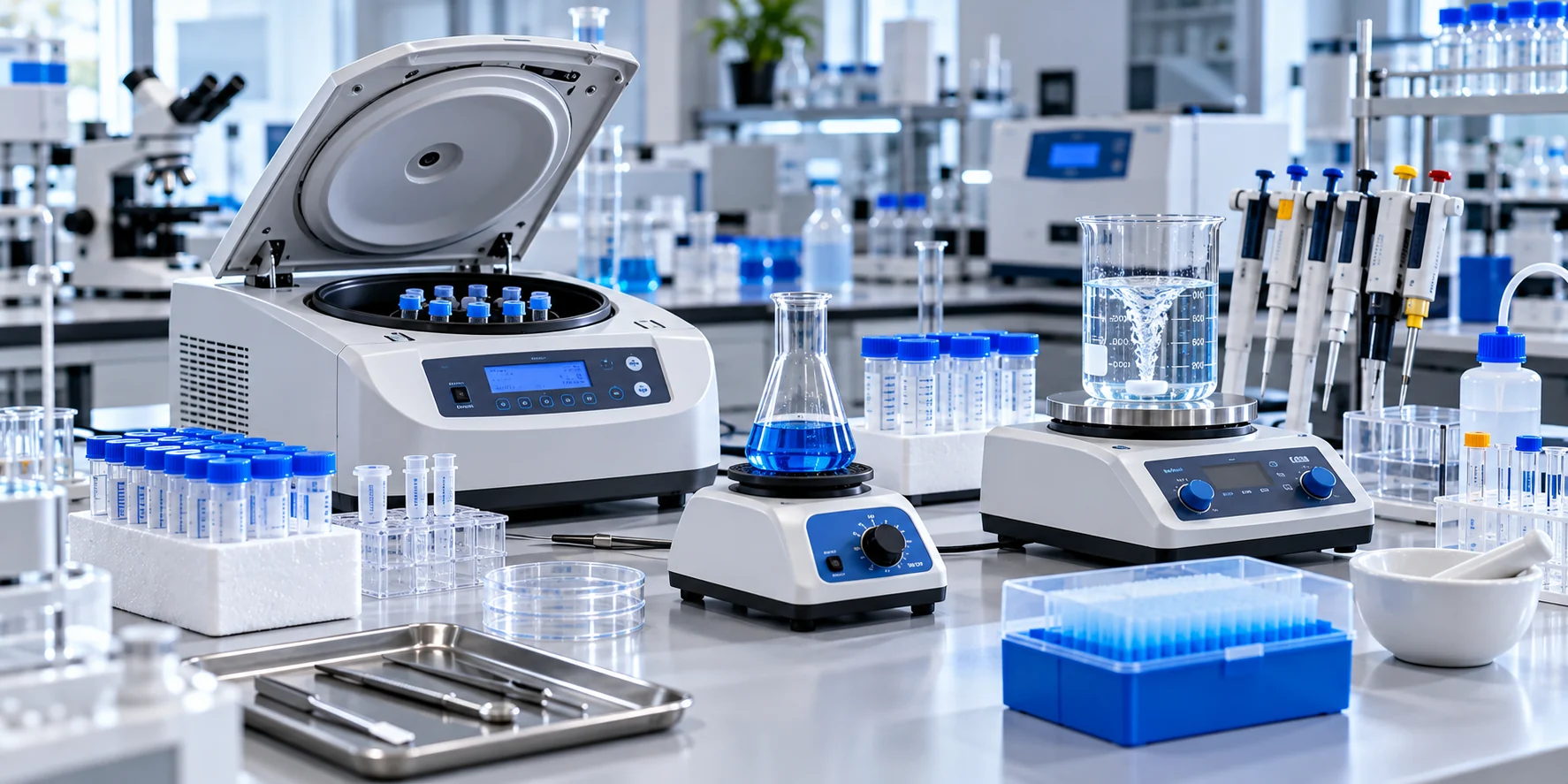 Laboratory equipment used for sample preparation and processing